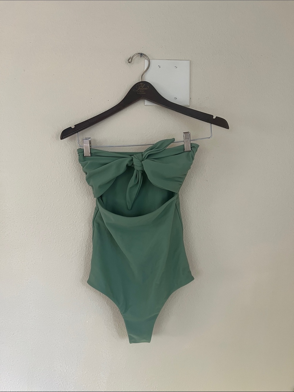 Women’s MIKOH Green One-Piece Swimsuit with Front Bow